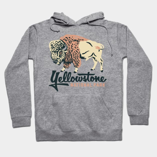 Yellowstone bison Hoodie by Iambolders